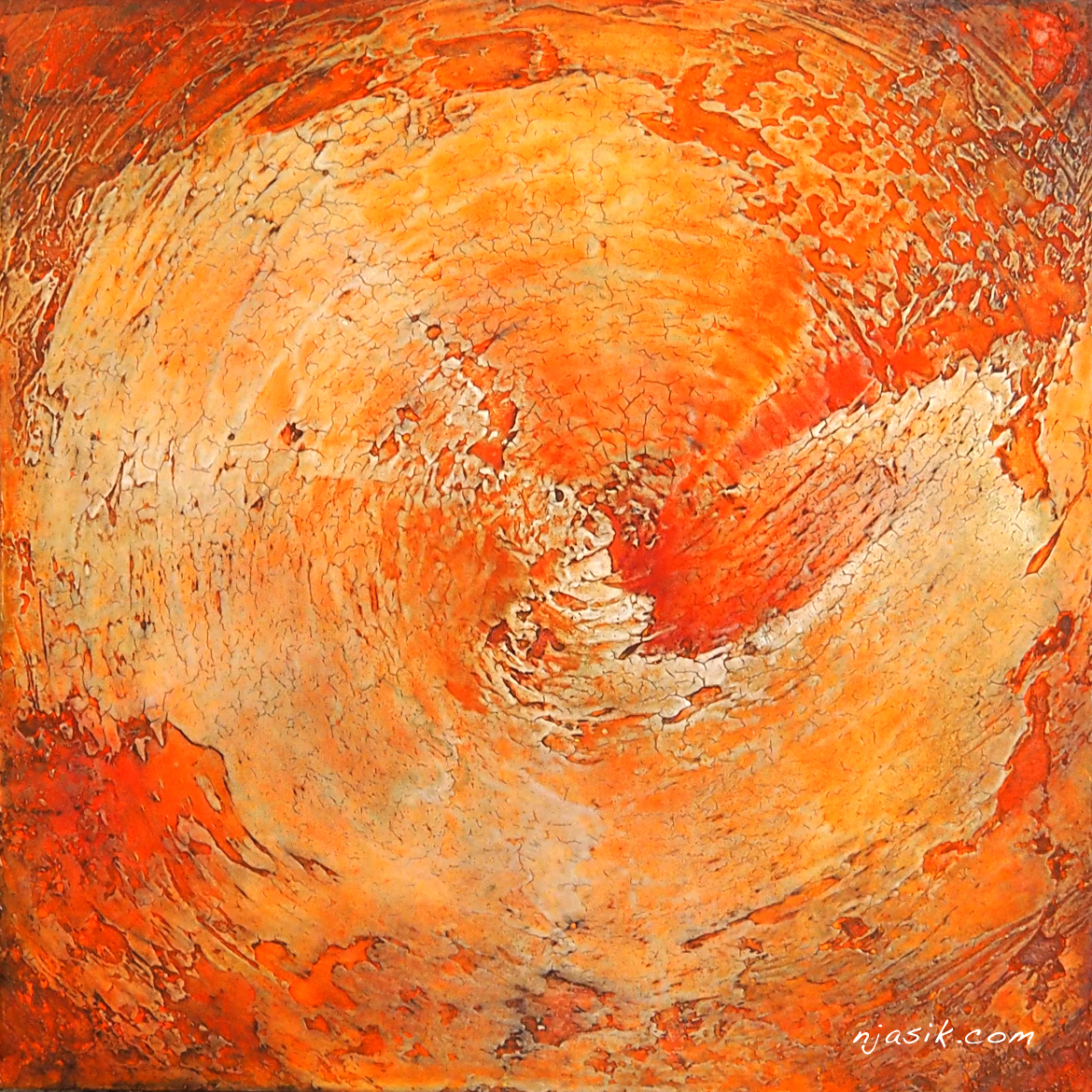 Orange spiral